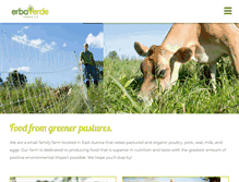 Tablet Screenshot of erbaverdefarms.com